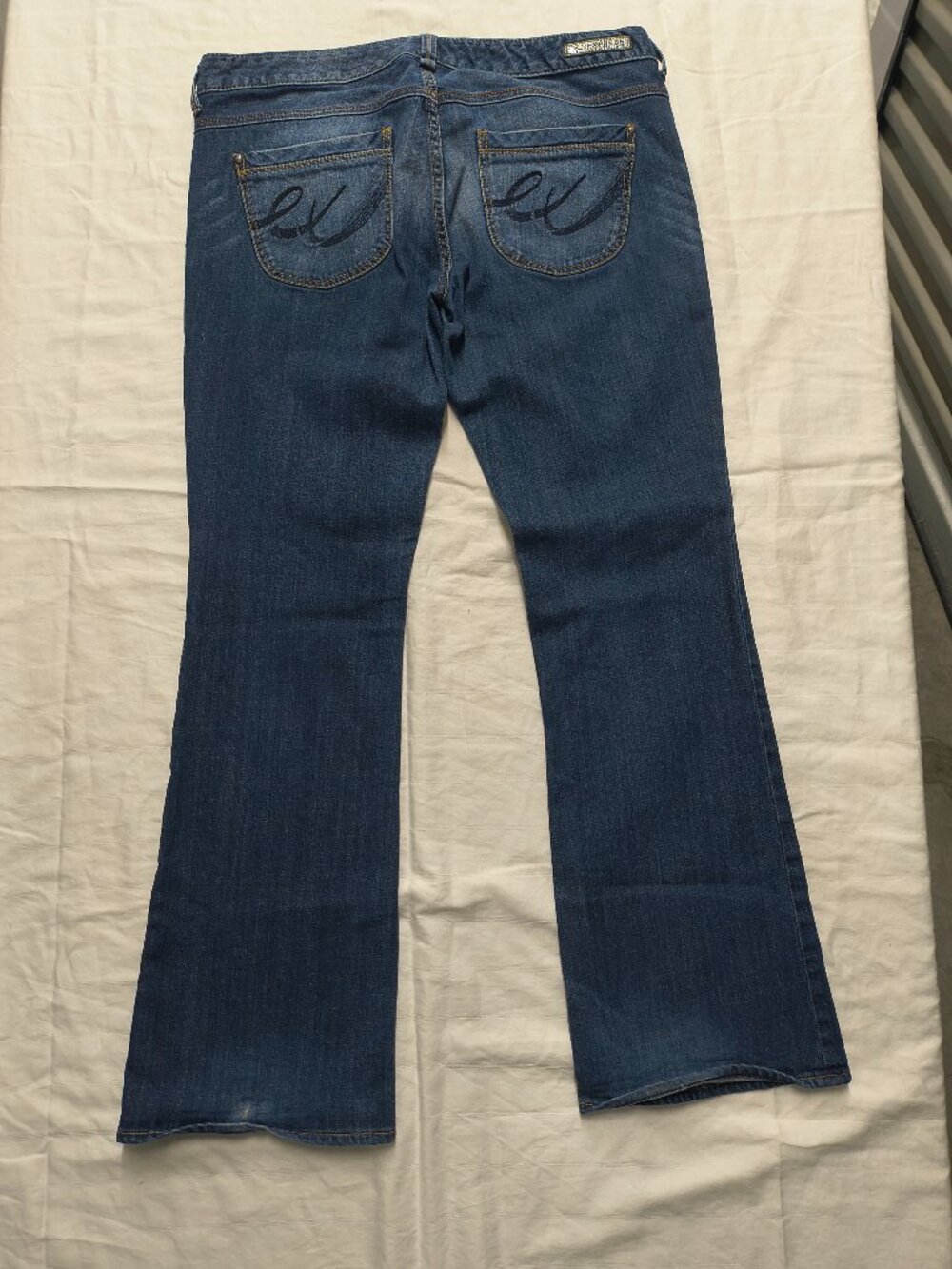 Express Blue Bootcut Jeans - Picture 4 of 5